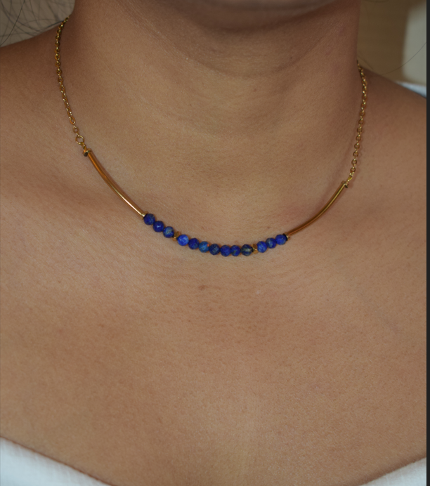 Collier "Naomie" - Lapis Lazuli