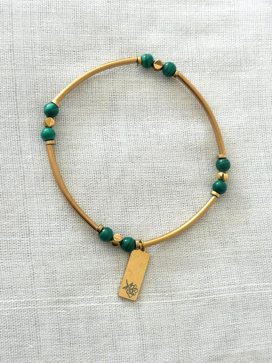 Bracelet "Nithya" - Malachite