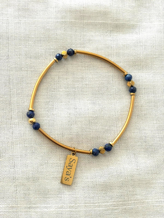 Bracelet "Nithya" - Lapis Lazuli